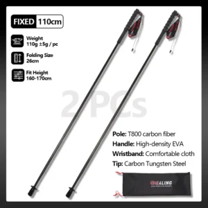 Ultra-Light Trekking Poles Carbon Fiber