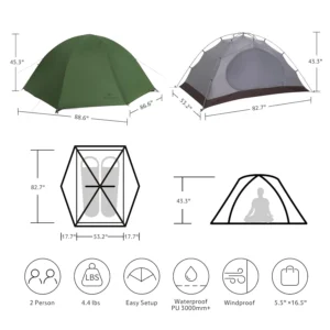 Naturehike 4 Season 2 Person Ultralight Tent